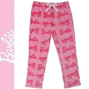 Barbie Logo Fleece Drawstring Lounge Pants